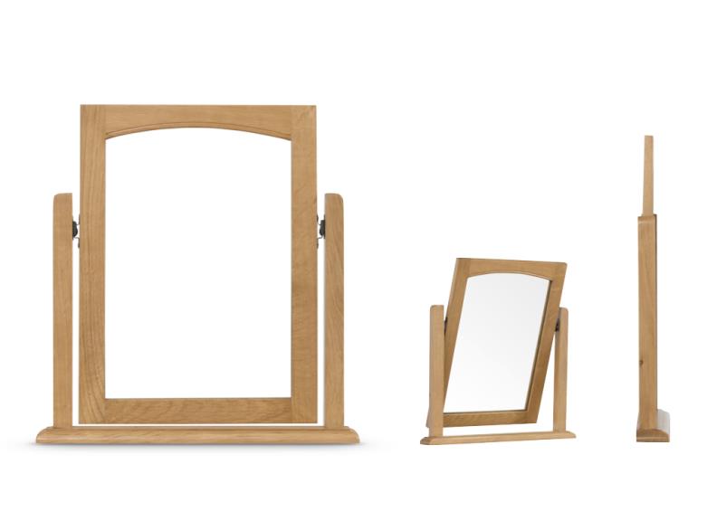Kilkenny Oak Vanity Mirror - Elegant and Timeless Design