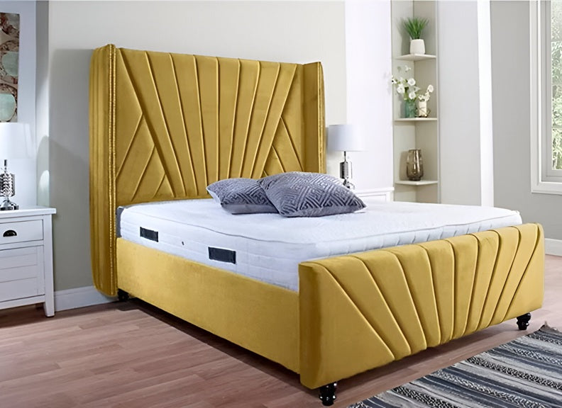 King David Upholstered Bed - room - 1