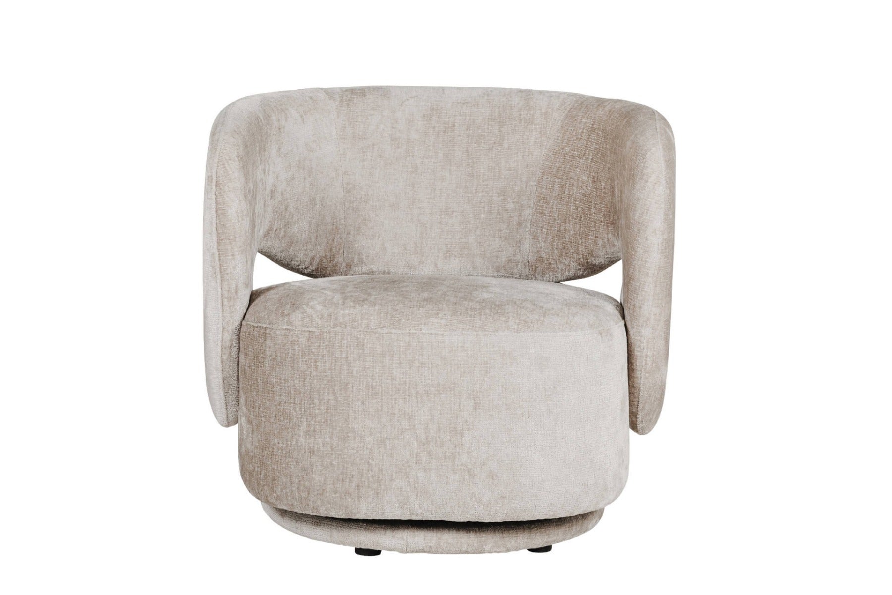 Koa Swivel Accent Chair in Mink or Olive - Contemporary Design with Smooth Swivel Function - Free Nationwide Delivery