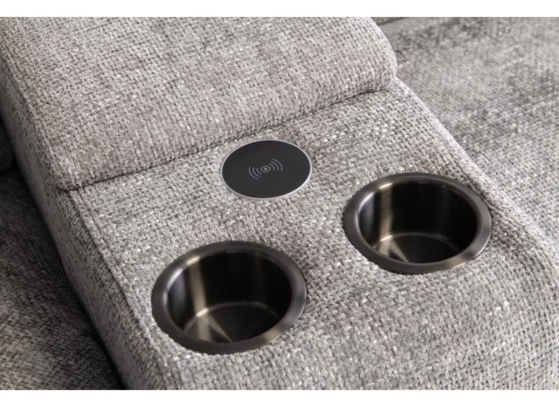 Layla Chanel Fabric Ash Console