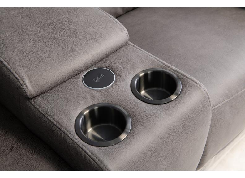 Layla Soft Touch Fabric Powered Corner Sofas