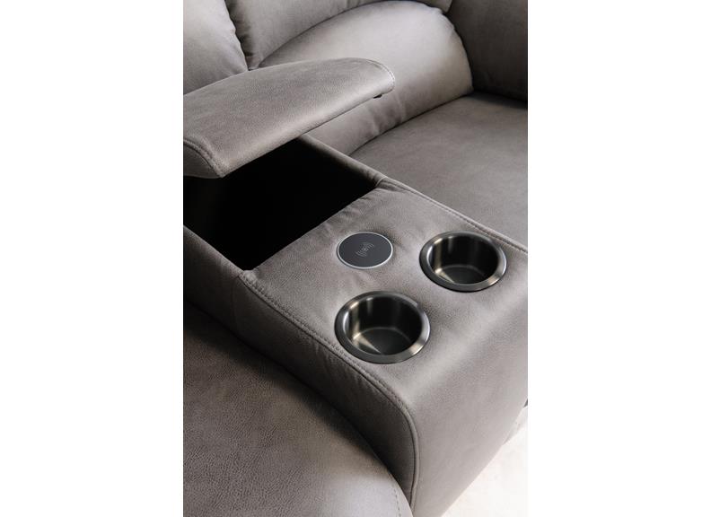 Layla Soft Touch Fabric Powered Corner Sofas