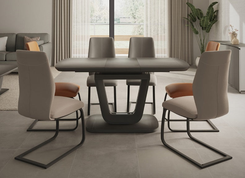 Lazzaro Large Dark Grey Dining Sets
