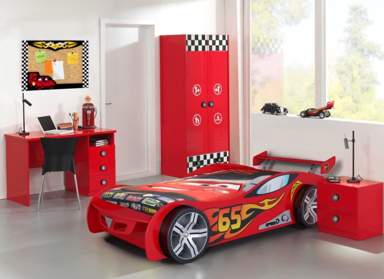 Lemans Racing Car Bed W/Optional Monza Bedside