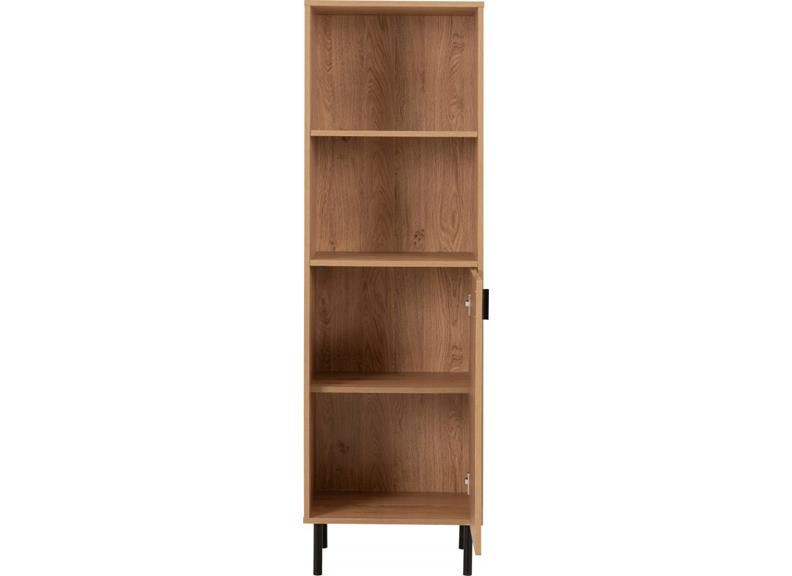 Leon 1 Door Cabinet Medium Oak Effect