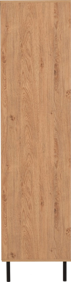 Leon 3 Door 2 Drawer Wardrobe Medium Oak Effect