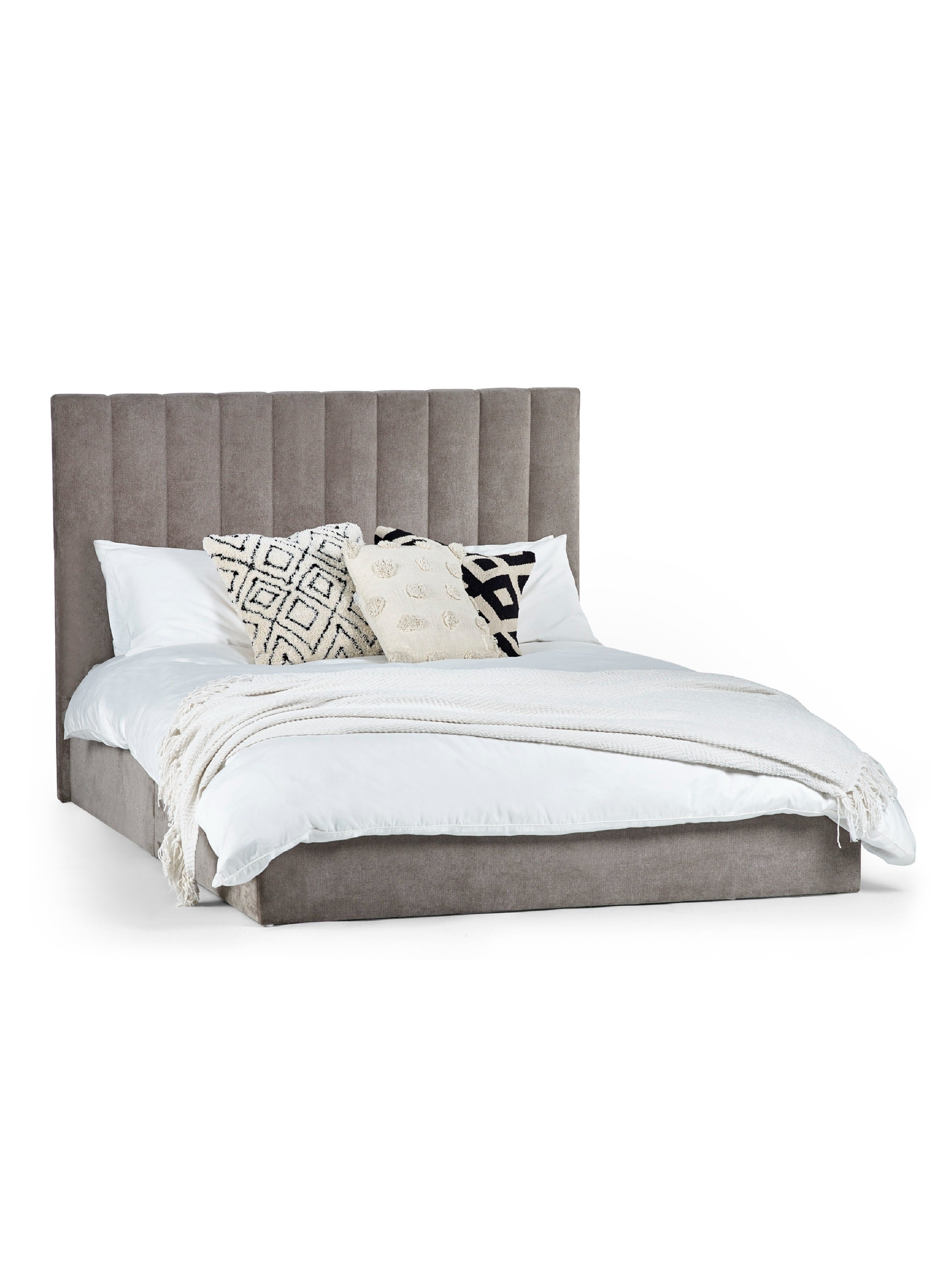 Eloise 135cm Double Bed - Grey
