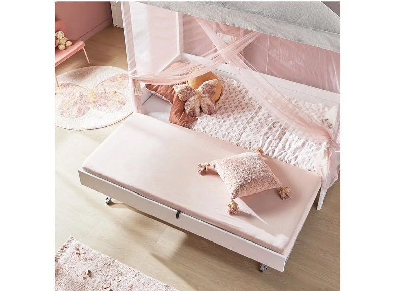 Lifetime Euro Sized Pop-Up White Front Guest Bed W/Mattress