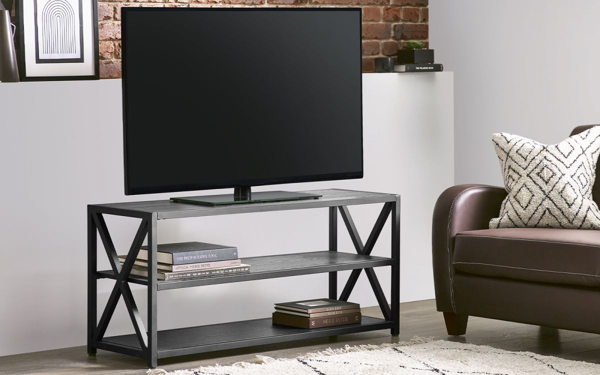 Lima TV Unit - Black Ash: Elevate Your Living Space with Contemporary Elegance by Homeline Furniture (Free Nationwide Delivery in 3-5 Weeks)
