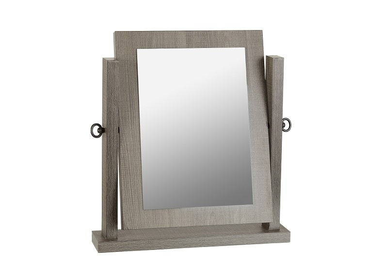 Lisbon Black Grain Swivel Mirror