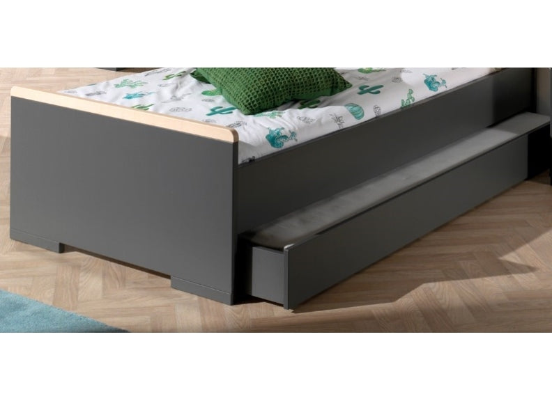 London Anthracite Bed With Drawer