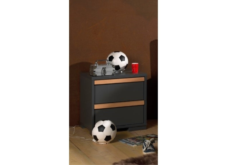 London Anthracite Bedside