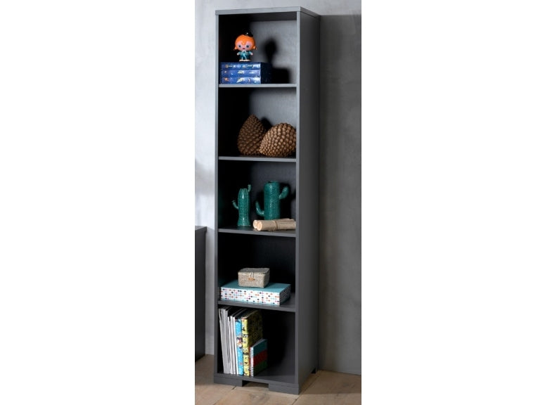 London Grey Bookcase Room