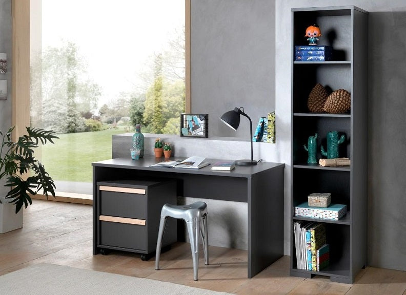 London Anthracite Desk Room