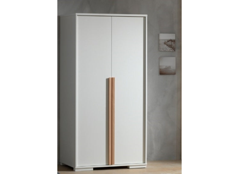 London White Two Door Wardrobe Room