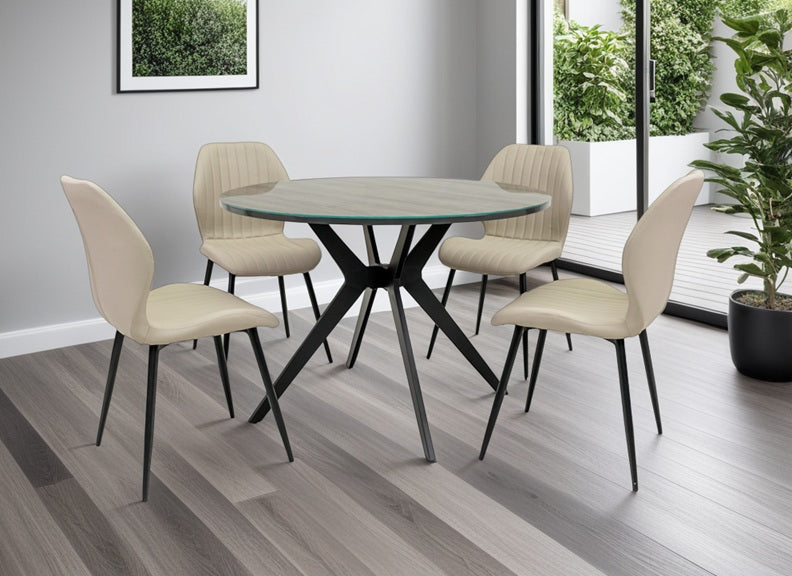 Loreta Round Table W/Davis Chairs