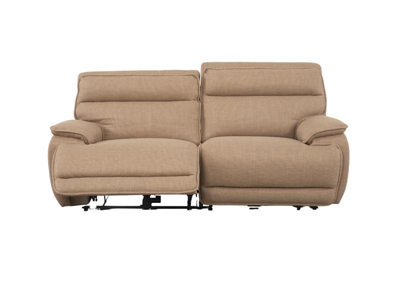 Louise Fabric Two Seat Powered Reclining 2PP Sofa – Polyester Electric Reclining Couch with Optional Charging/Beverage Console