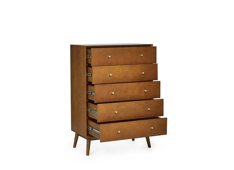 Lowry Five Drawer Chest - open