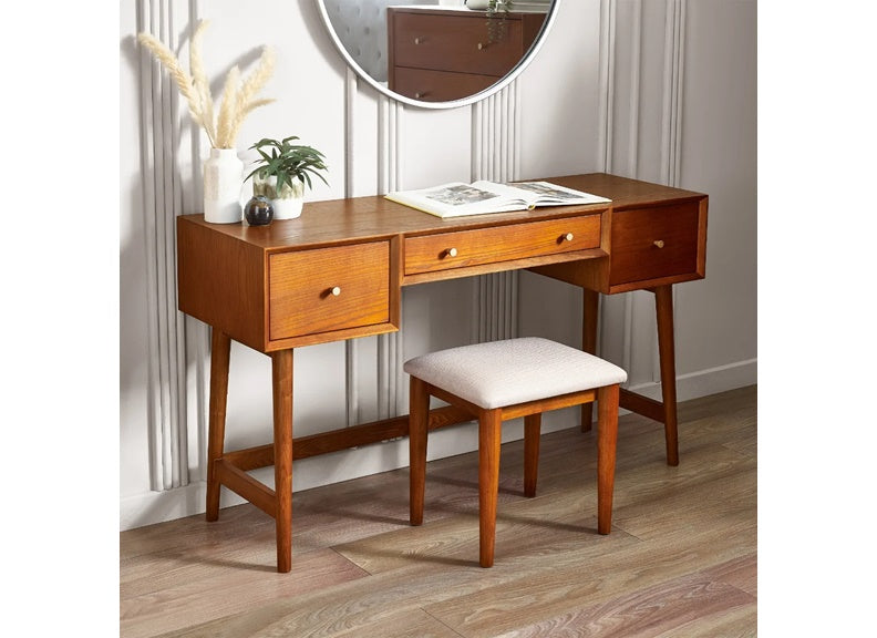 Lowry Dressing Table & Stool - room