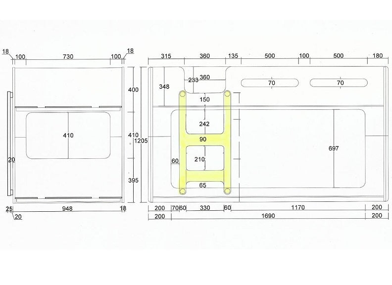 Luca Bunk Bed Dimensions