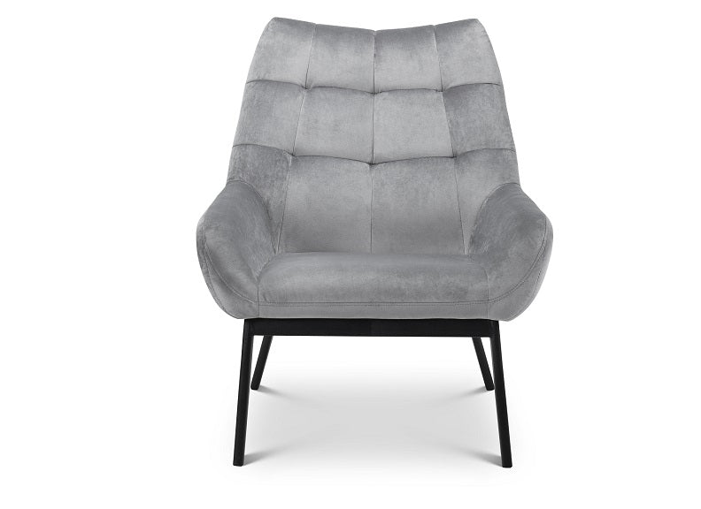 Lucerne Velvet Chair Front