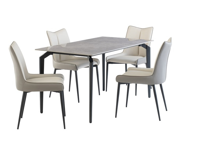 Lugo Dining Table W/Nardo Chairs