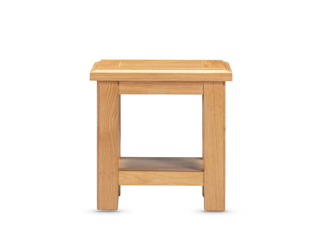 Lugano Oak Lamp Table