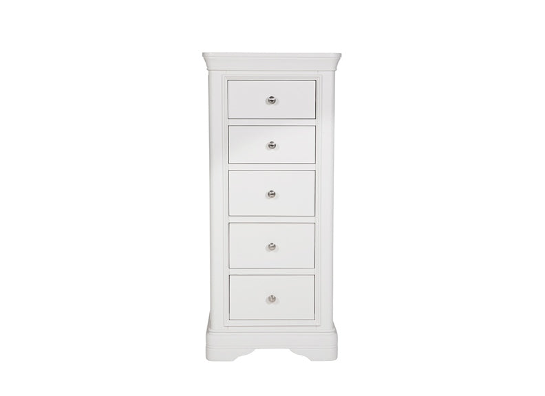 Mabel Bone Five Drawer Chest