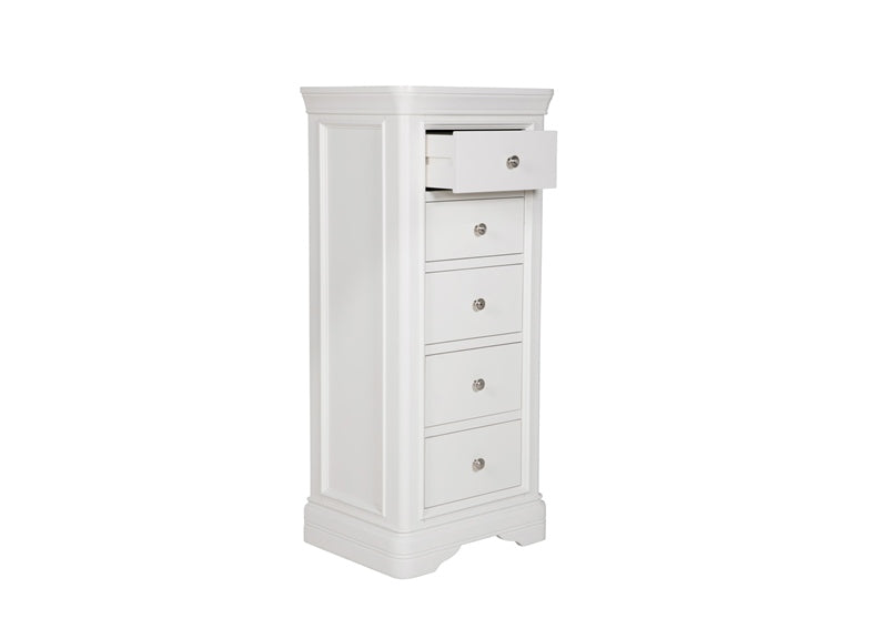 Mabel Bone Five Drawer Chest