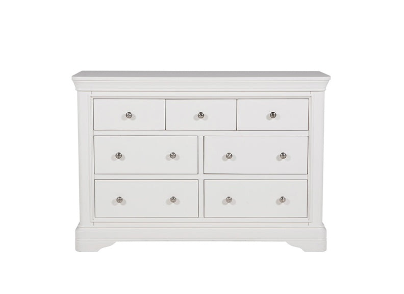 Mabel Bone Seven Drawer Dressing Chest