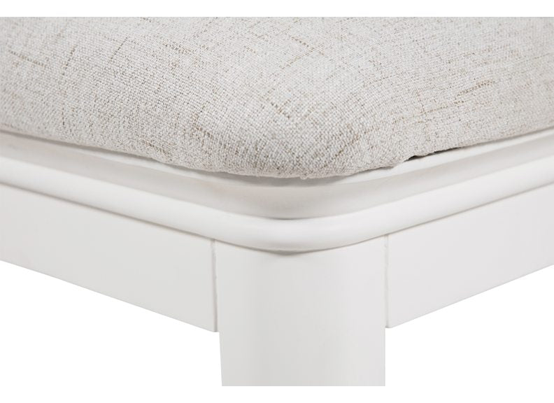 Mabel Bone Dressing Table Stool