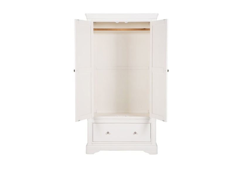 Mabel Bone Two Door Wardrobe