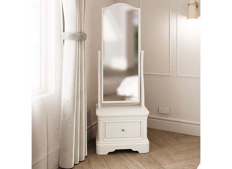 Mabel Bone Cheval Mirror