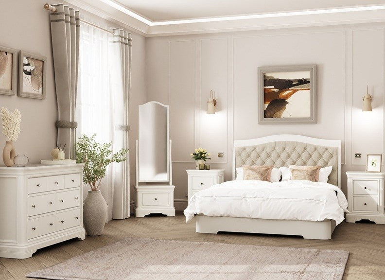 Mabel Bone Cheval Mirror