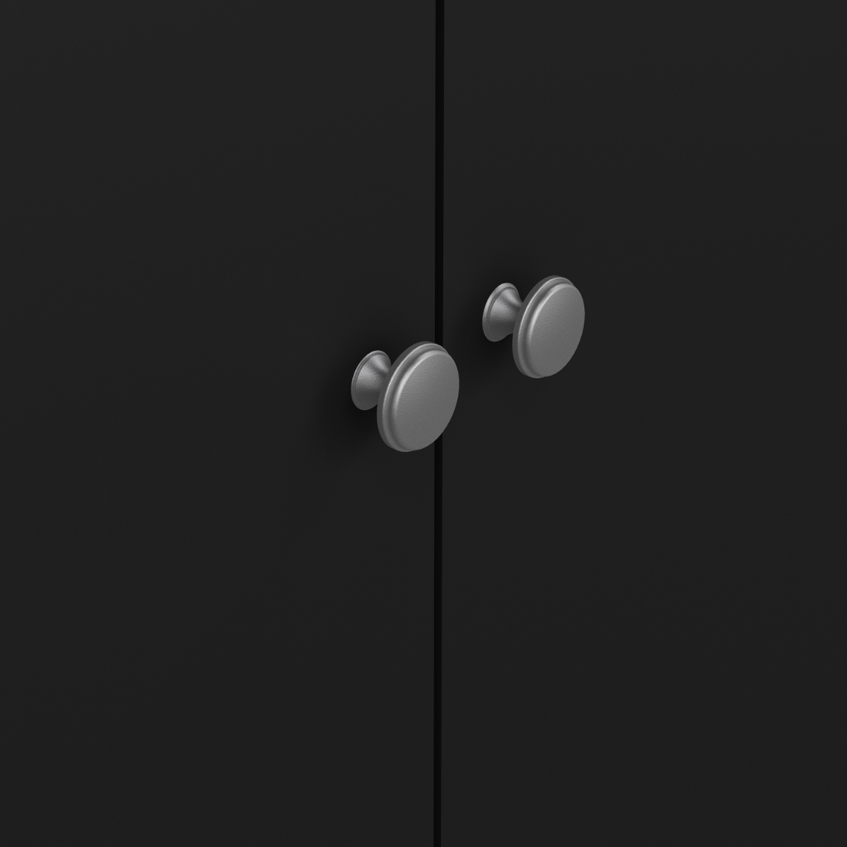 Madrid 3 Door Wardrobe - Black