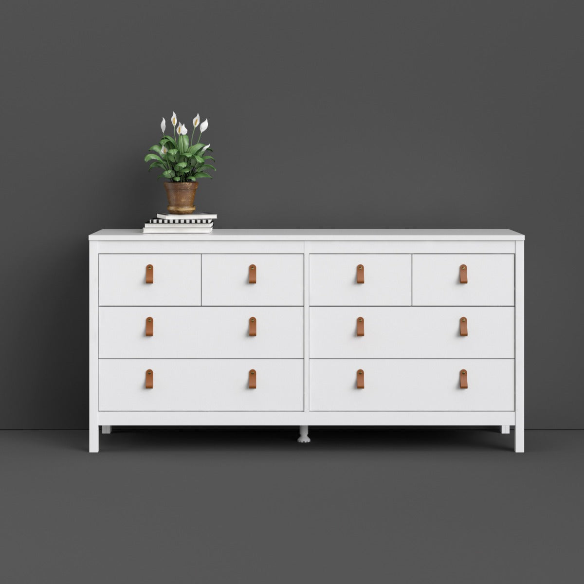 Madrid 4 Over 4 Chest - White