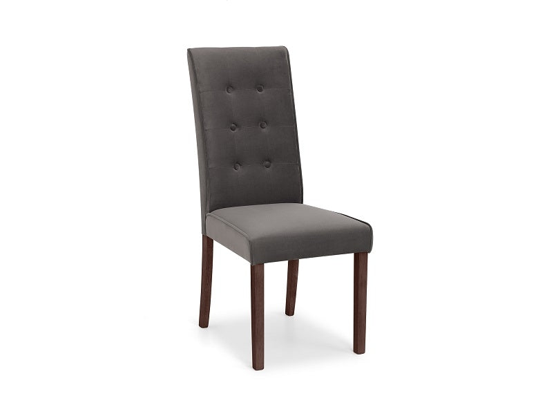 Madrid Grey Velvet Chair