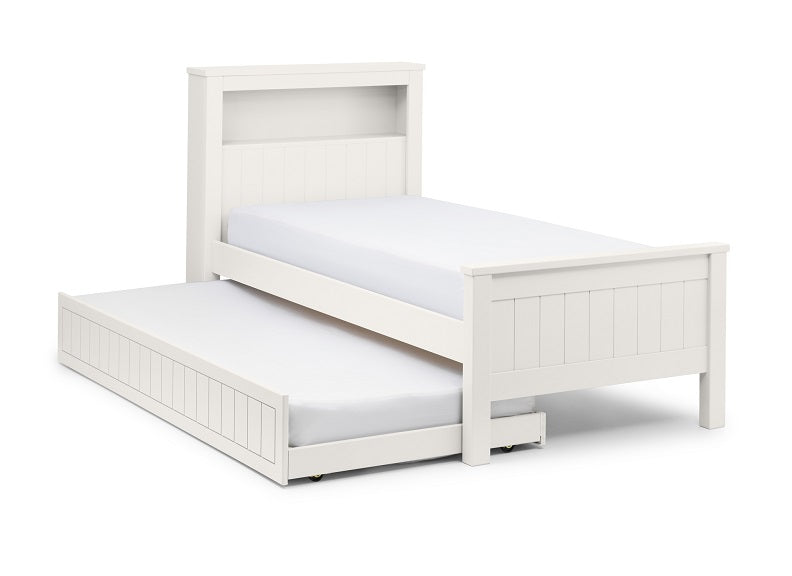 Maine Surf White Bookcase Bed