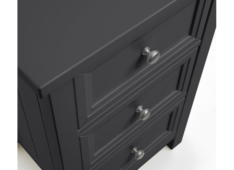 Maine Anthracite Dressing Table W/Optional Extras