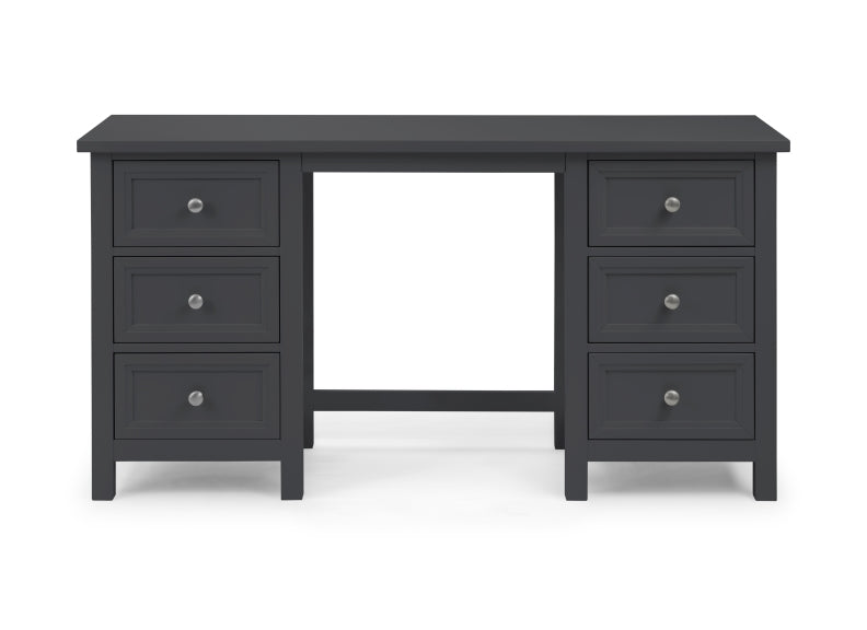 Maine Anthracite Dressing Table W/Optional Extras