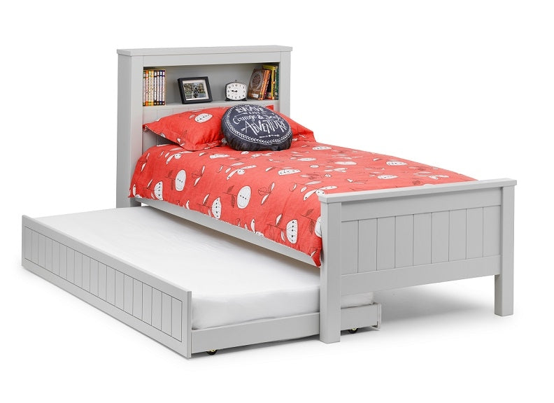 Maine Grey Bookcase Bed - 1