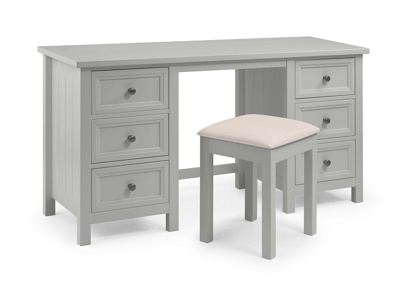 Maine Grey Dressing Table & Stool