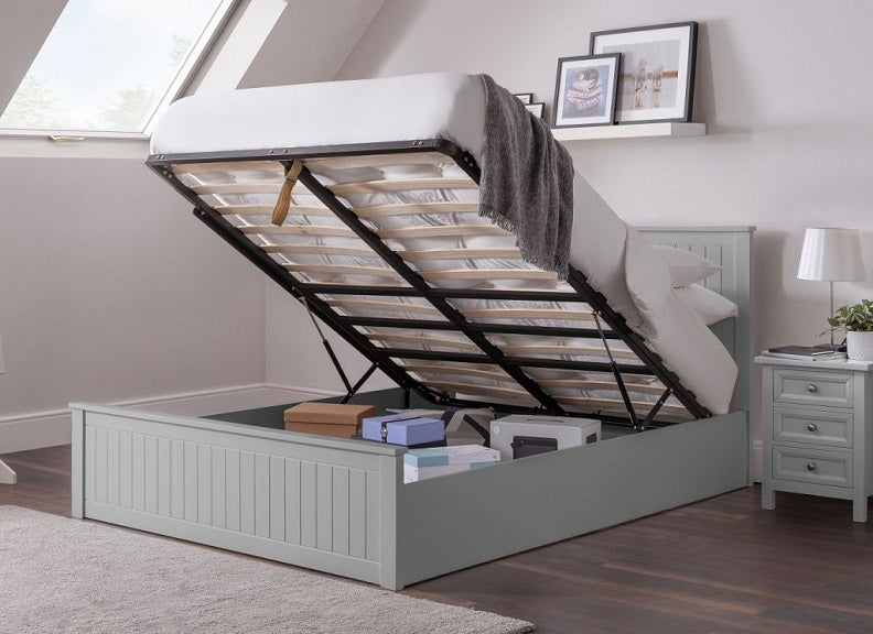Maine Dove Grey Storage Bed (4ft6 Pre-Order for August delivery)