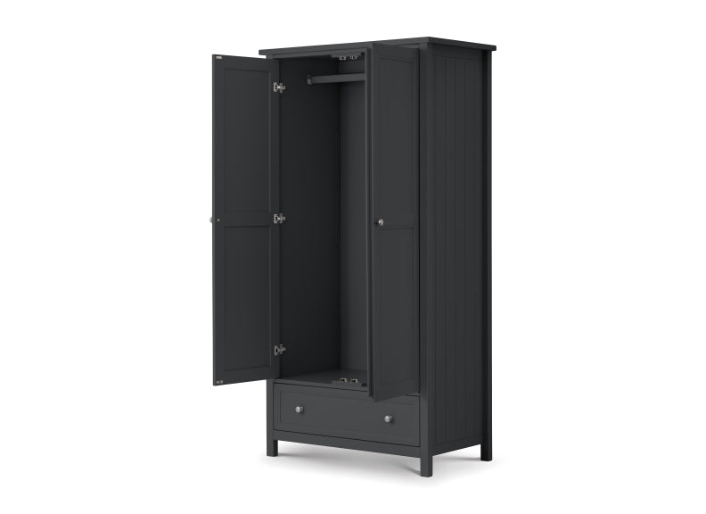 Maine Anthracite Two Door Combi Robe