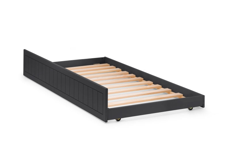 Maine Anthracite Bookcase Bed