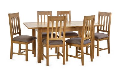 Mallory Extending Dining Table - Versatile Oak Dining Solution