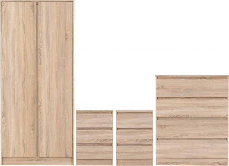 Malvern 2 Door Wardrobe Bedroom Sets