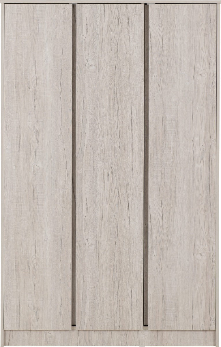 Malvern 3 Door Wardrobe Urban Snow