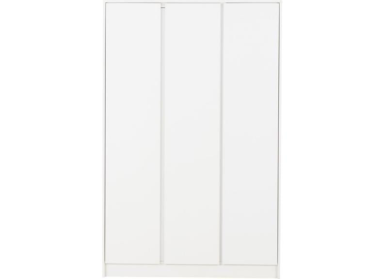 Malvern 3 Door Wardrobe Set White