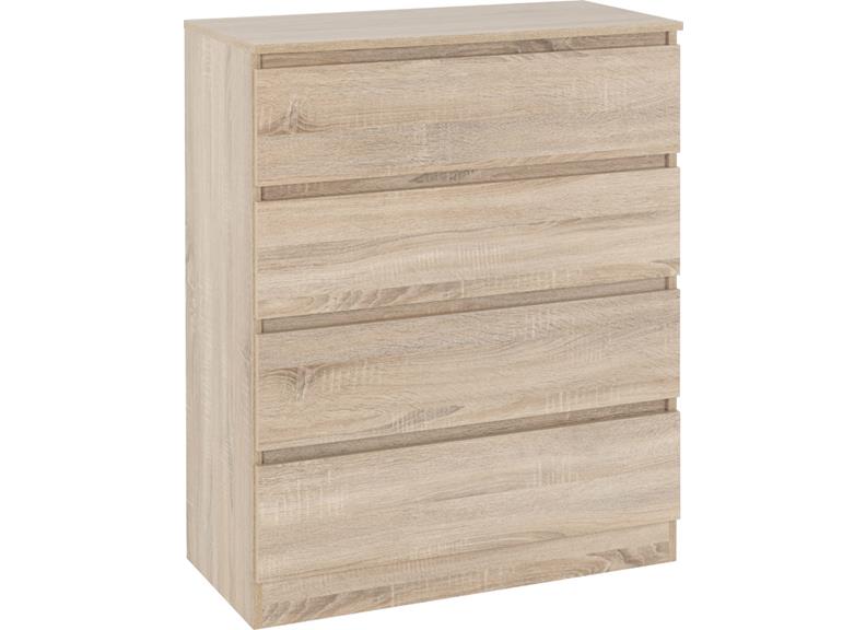 Malvern Sonoma Oak 4 Drawer Chest